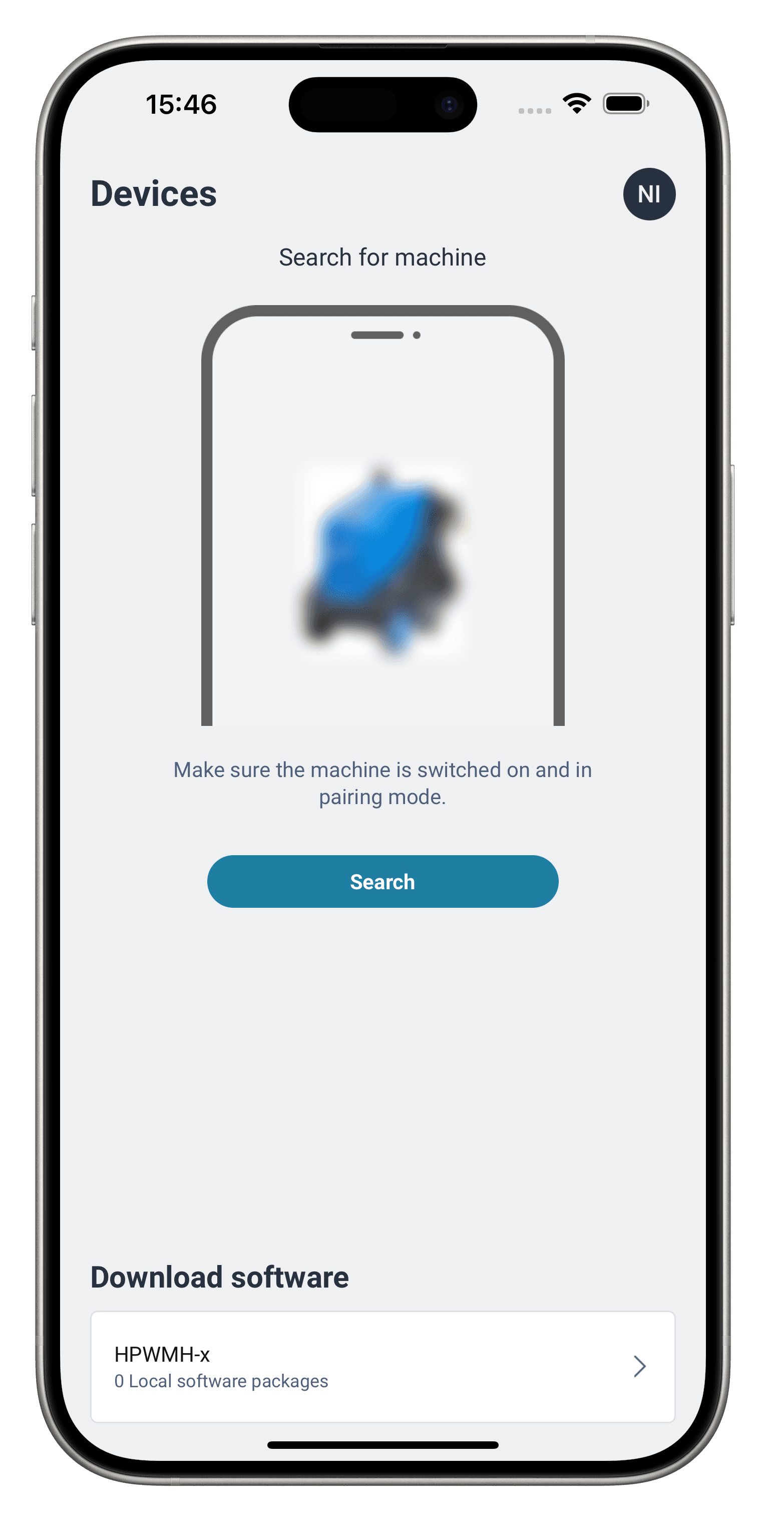 Nilfisk Service Tool screen 3