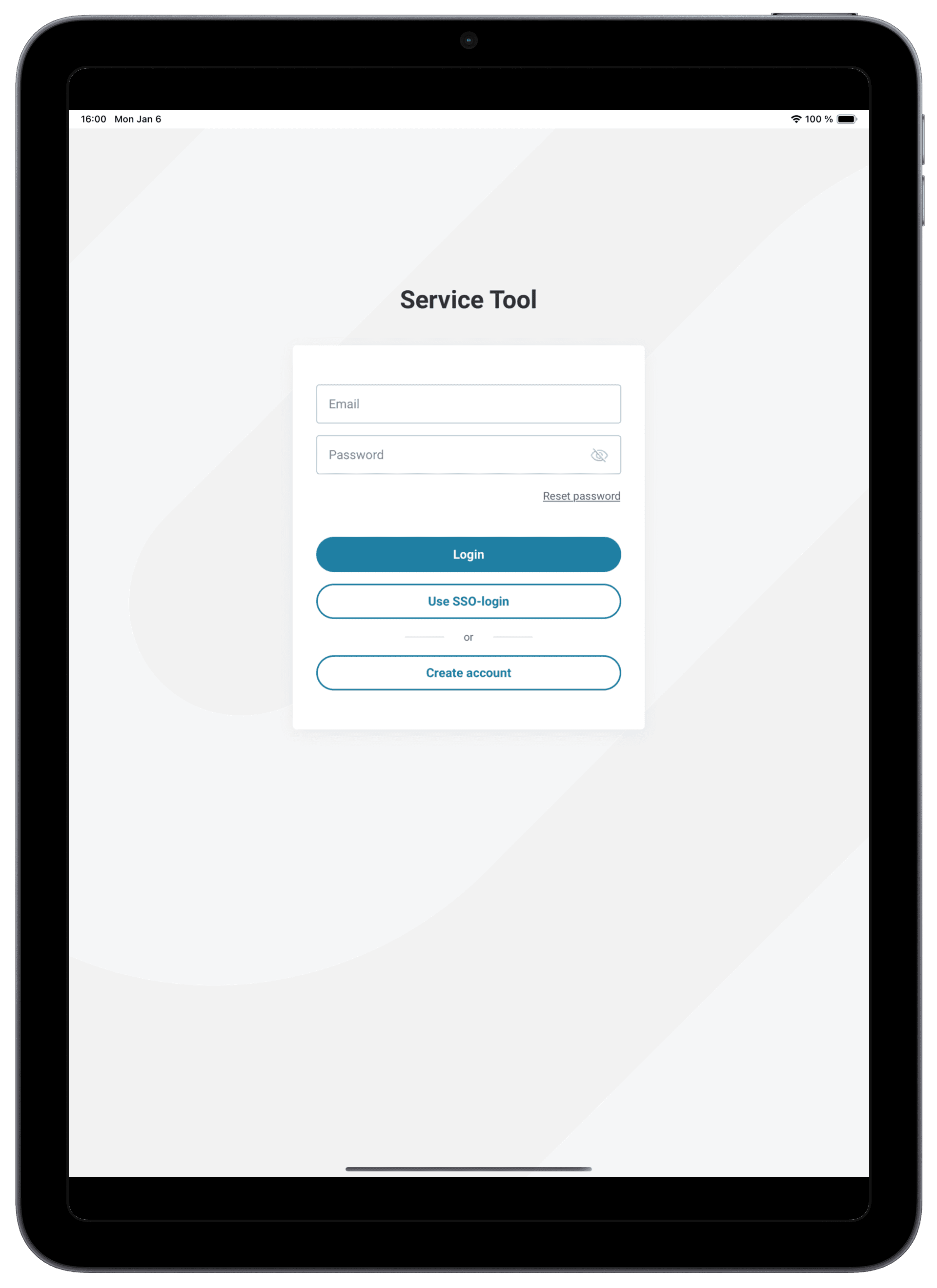 Nilfisk Service Tool screen 2